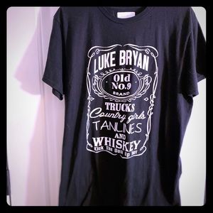 EUC Luke Bryant 2015 concert T-shirt size L